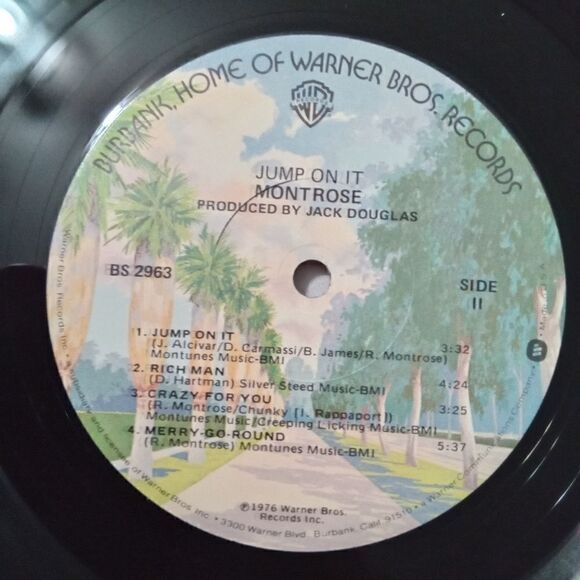 Montrose Jump On It LP Vinyl Record Album 1976 Warner Bros Records - Picture 8 of 12